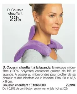 Dim - Coussin Chauffant offre à 29,99€ sur Damart