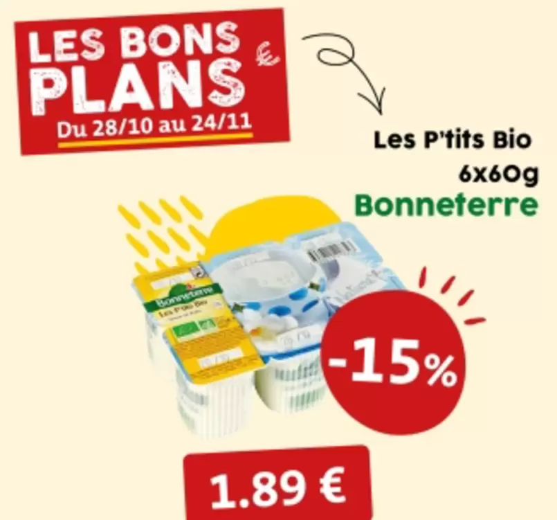 Bonneterre - Les P'tits Bio offre à 1,89€ sur So.bio