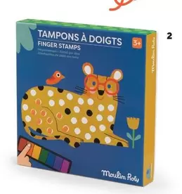 Moulin - Tampons À Doigts Finger Stamps offre sur Moulin Roty