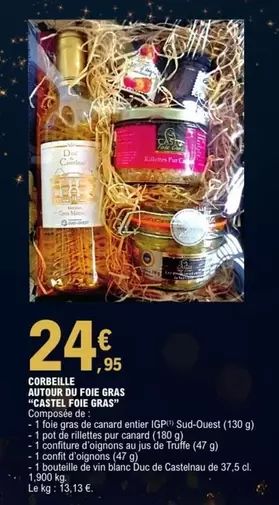 Canard - Corbelle, Cuitone Du Foie Gras offre à 24,95€ sur E.Leclerc