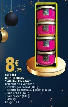 Canard - Coffret Le P'tit Encas offre à 8,75€ sur E.Leclerc