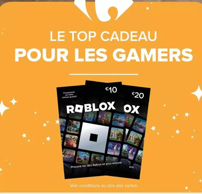 Le Top Cadeau Pour Les Gamers offre sur Carrefour Market