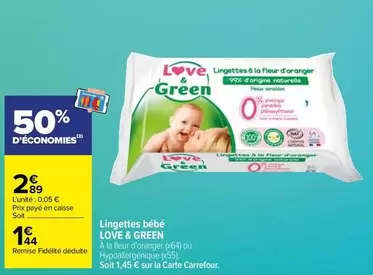 Carrefour - Lingettes Bébé