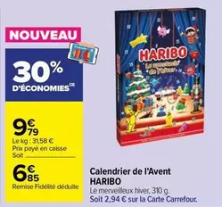 haribo - calendrier de l'avent