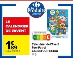 Carrefour - Calendrier De L'avent Paw Patrol