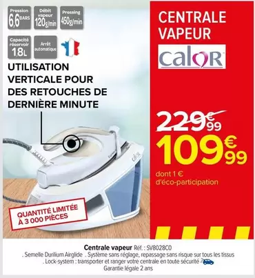 Calor - Centrale Vapeur Sv8028c0