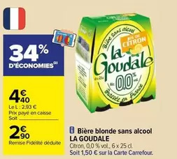 La Goudale - Bière Blonde Sans Alcool