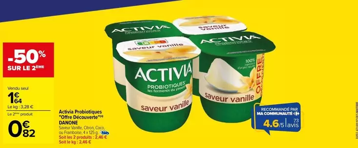 danone - activia productos