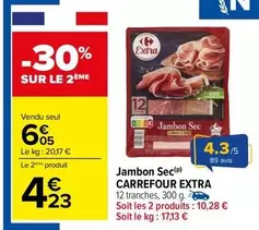 Carrefour - Jambon Sec