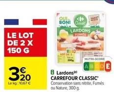 Carrefour - Lardons Classic