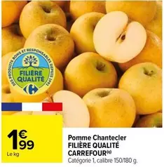 Carrefour - Pomme Chantecler Filière Qualité