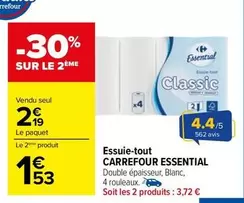 Carrefour - Essuie-tout Essential