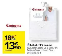 Eminence - T-shirt Col V Homme