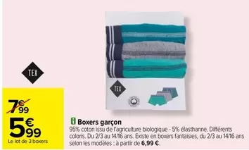 Tex - Boxers Garçon