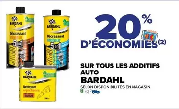 Bardahl - Sur Tous Les Additifs Auto