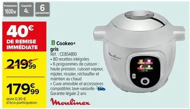 moulinex - cookeo+ gris