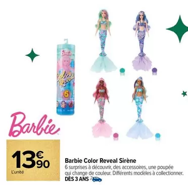 Barbie - Color Reveal Sirène