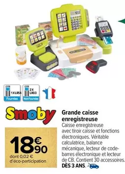 Smoby - Grande Caisse Enregistreuse