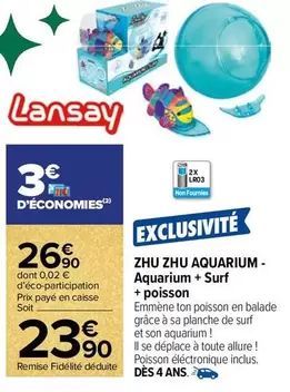 Lansay - Zhu Zhu Aquarium + Surf + Poisson