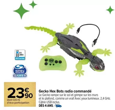 Vrai - Gecko Hex Bots Radio Commandé