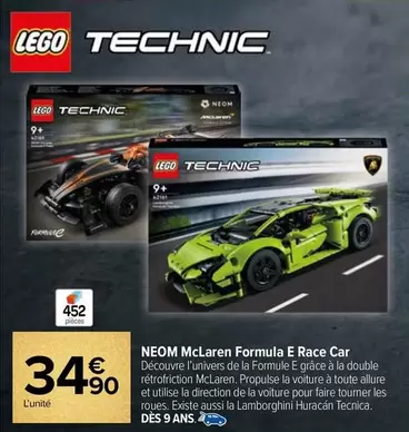 lego - neom mclaren formula e race car