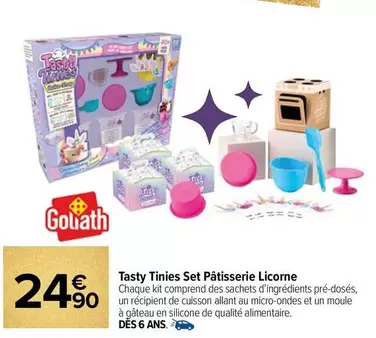 Goliath - Tasty Tinies Set Pâtisserie Licorne