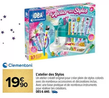 Clementoni - L'atelier Des Stylos