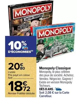 carrefour - monopoly classique