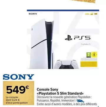 Sony - Console Playstation 5 Slim Standard