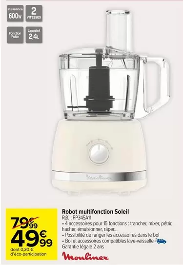 Moulinex - Robot multifonction Soleil