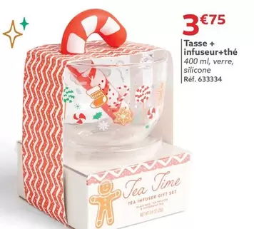 Tasse + Infuseur + The offre à 3,75€ sur Gifi