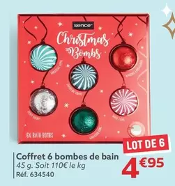 Sence - Coffret 6 Bombes De Bain offre à 4,95€ sur Gifi