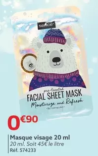 Sence - Masque Visage  offre à 0,9€ sur Gifi