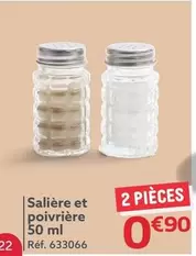 Salière Et Poivrière offre à 0,9€ sur Gifi