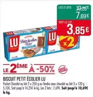 Lu - Biscuit Petit Écolier offre à 3,85€ sur Supermarché Match