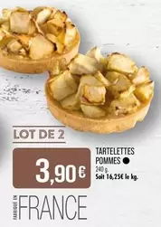 Tartelettes Pommes offre à 3,9€ sur Supermarché Match