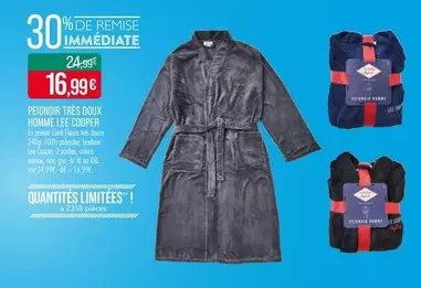 Cooper - Lee  - Pecinoir Tres Doux Homme offre à 16,99€ sur Supermarché Match