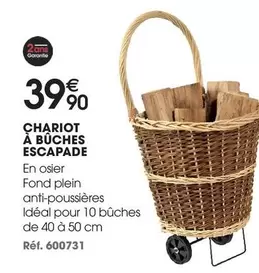 Chariot À Buches Escapade offre à 39,9€ sur Brico Pro