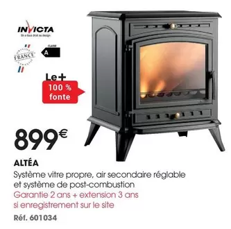 Invicta - Altén offre à 899€ sur Brico Pro