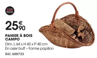 Dim - Panier À Bois offre à 25,9€ sur Brico Pro