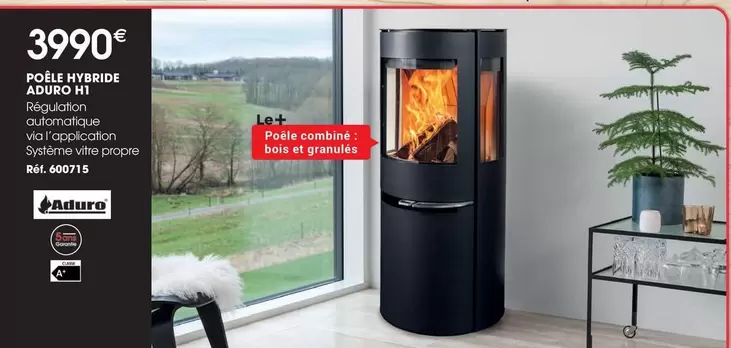 Aduro - ir - Poêle Myrrée offre à 3990€ sur Brico Pro