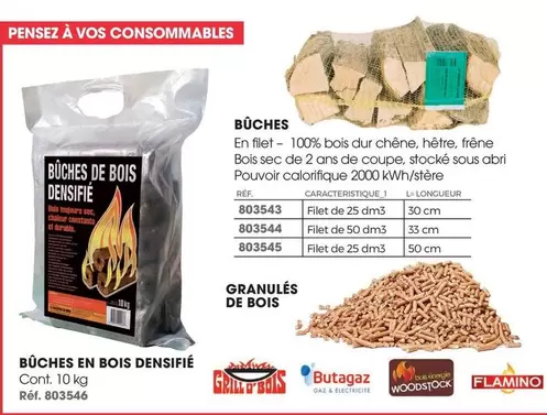 Durable - Buches En Bois Densifie offre sur Brico Pro