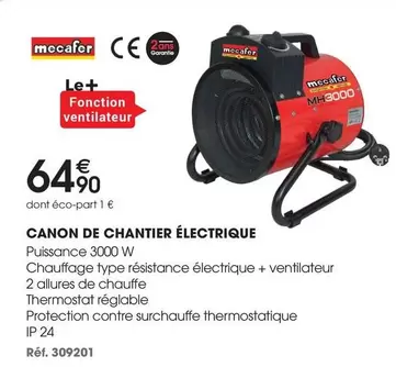 Mecafer - De Chantier Électrique offre à 64,9€ sur Brico Pro