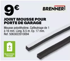 Joint Mousse Pour Porte De Garage