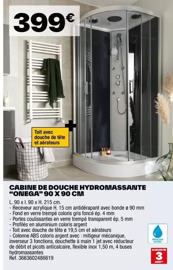 O'Nega - Cabine De Douche Hydromassante