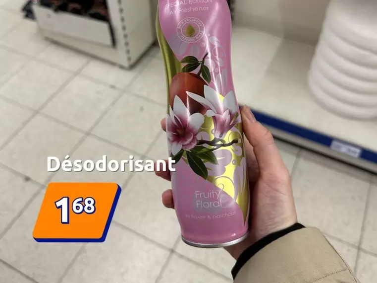 Désodorisant offre à 1,68€ sur Action