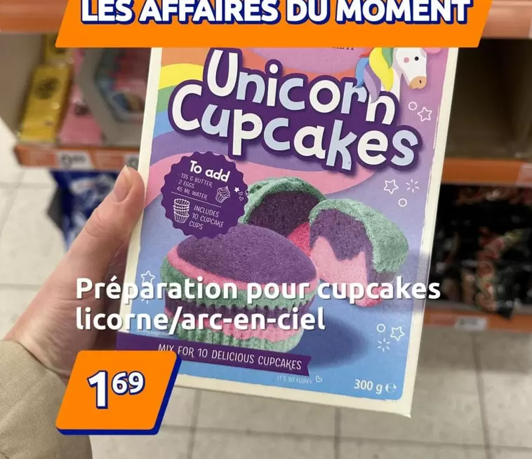 Mix - Unicorn Cupcakes offre à 1,69€ sur Action