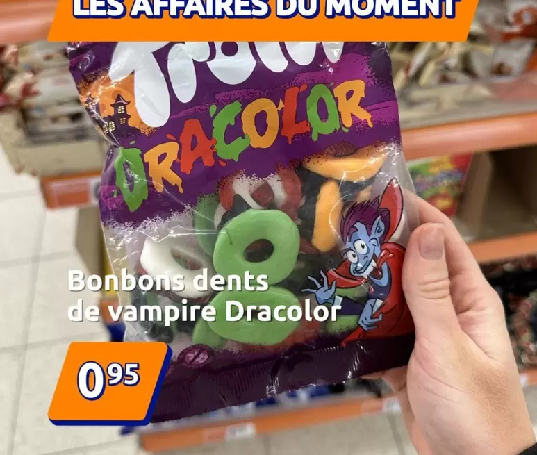 Dracolor - Bonbons Dents De Vampire offre à 0,95€ sur Action