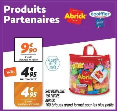 Écoiffier - Sac Demi Lune 100 Pièces