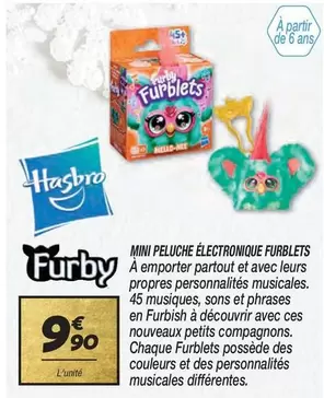 Hasbro - Mini Peluche Électronique